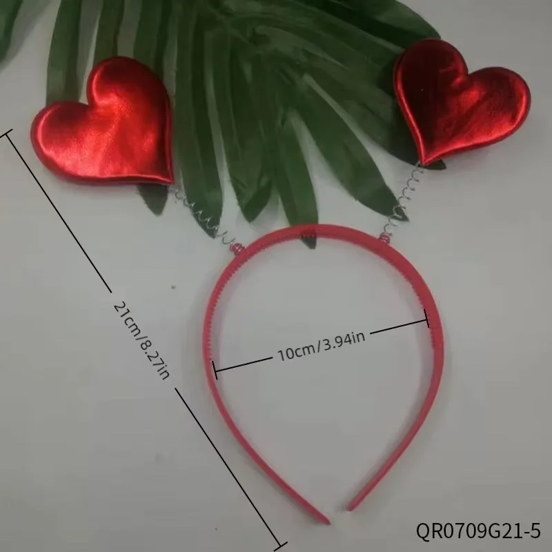 غطاء رأس PESENAR لعيد الحب: يتميز بقلوب حمراء لامعة وتحفز جوًا رومانسيًا #3
