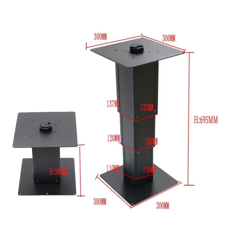 Aluminum Furniture Lifting Table Design Black Sofa Air Mechanism