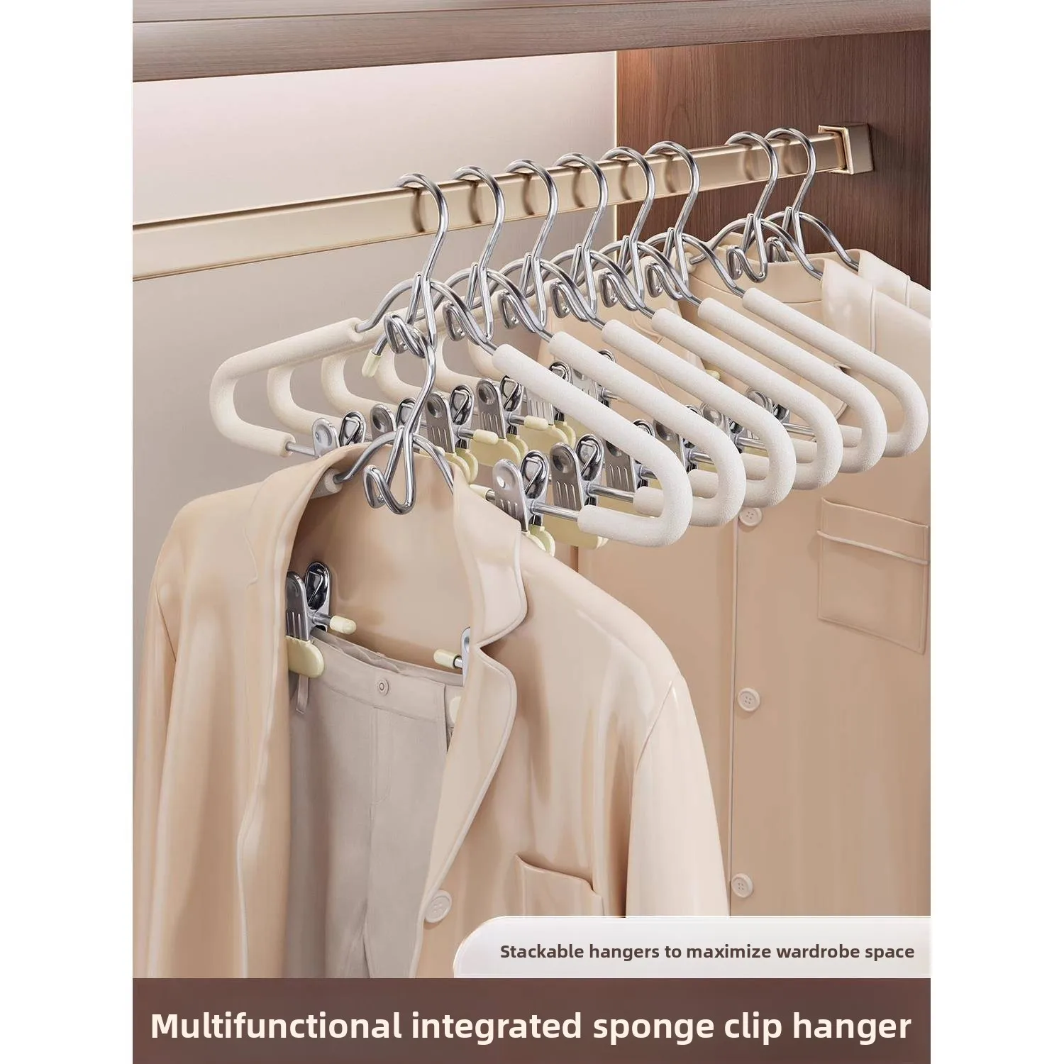multi-functional-sponge-set-hanger-home-use-seamless-multi-purpose-pants-clip-non-slip-face-skirt-pants-clamp-hanfu-hanger