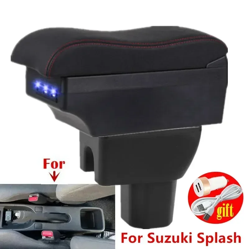 

Central armrest box For Suzuki Splash Armrest box For Suzuki Splash Car Armrest box Storage box Dedicated Retrofit parts
