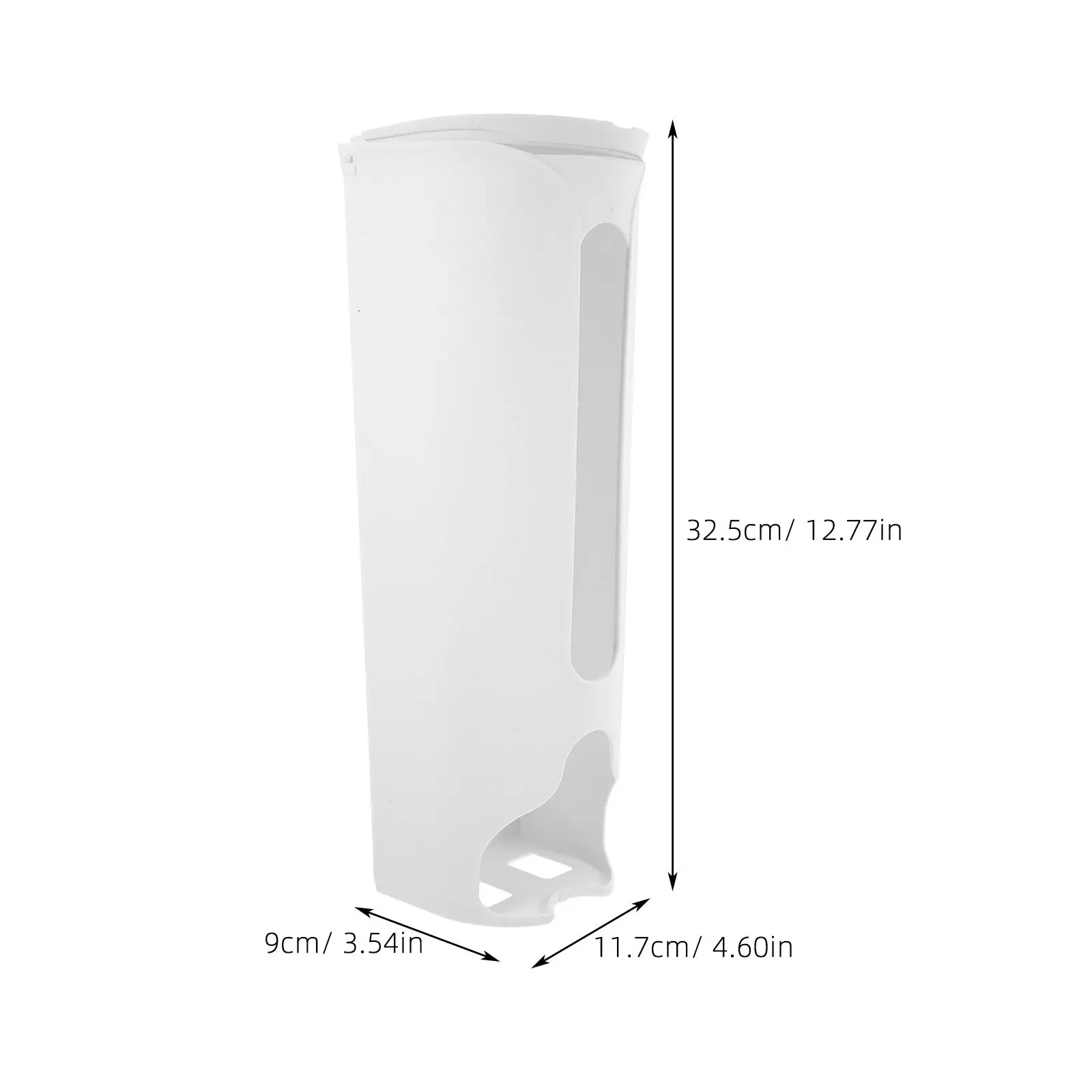 Large Capacity Kitchen Garbage Bag Storage Box Wall Mounted Plastic Bag Holder Waste Organizer Dispenser Waste Pouch Holder