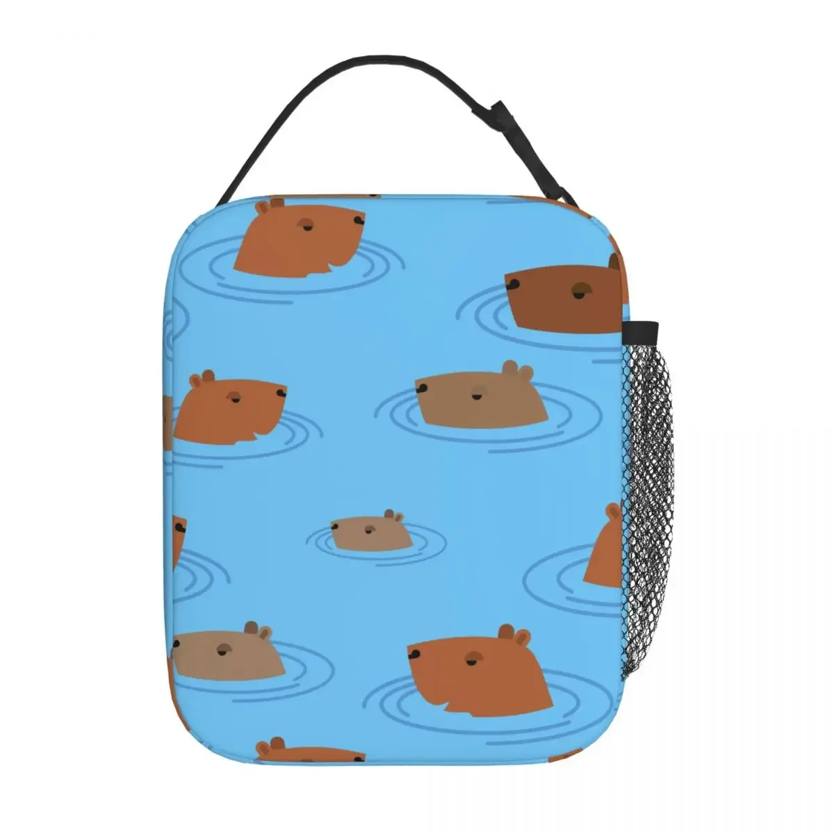 

Capybara Cartoon Insulated Lunch Bag Leakproof Reusable Thermal Bag Lunch Box Tote College Outdoor Food Handbags