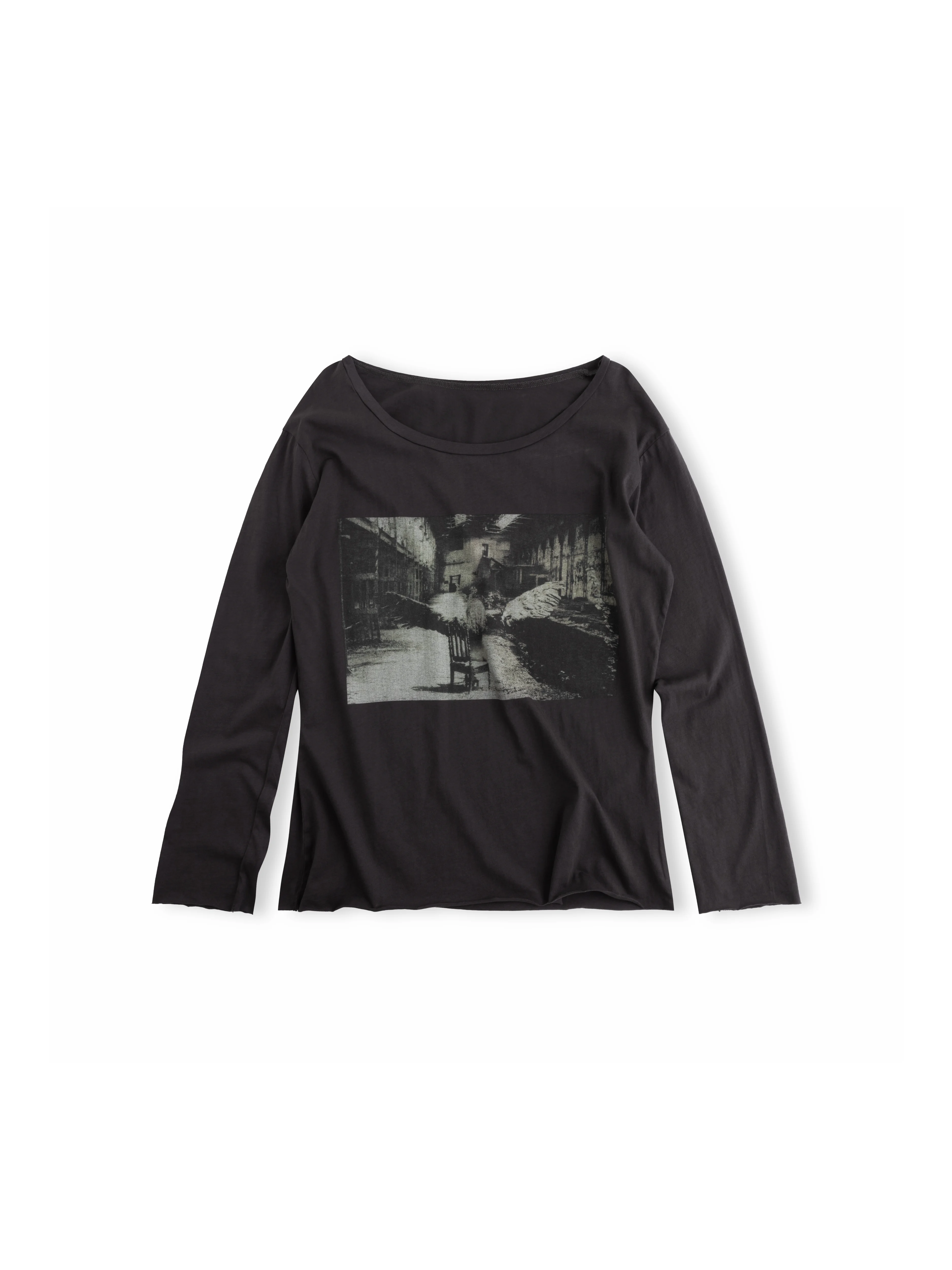 TEAR Ifsixwasnine69 Angel Double Sided Print Long Sleeve Visual Tee