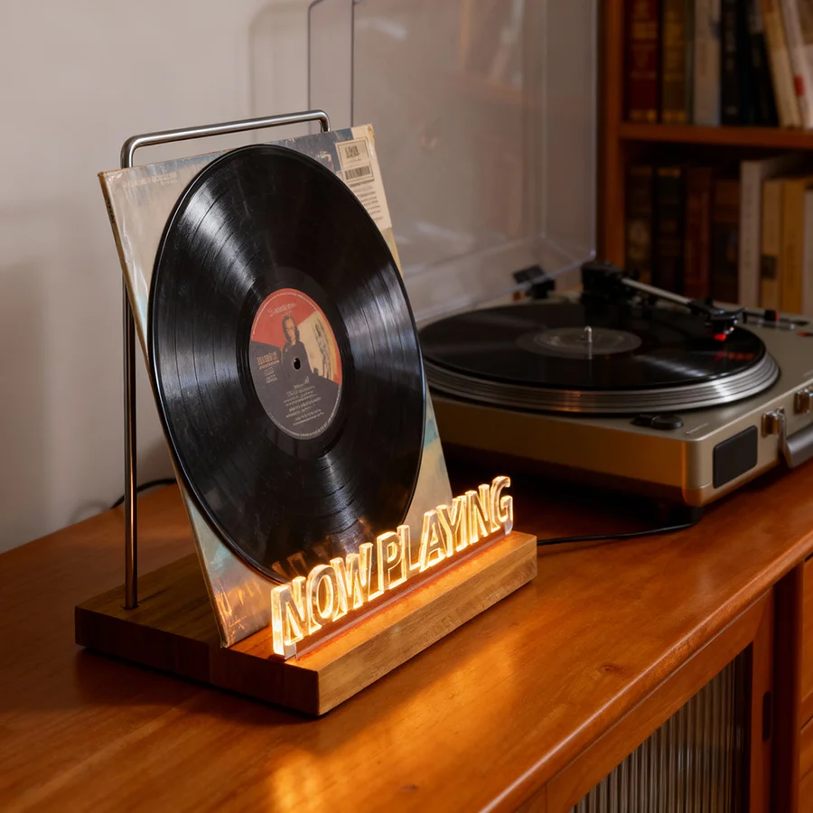Espositore per Dischi in Vinil - Lighting Decoration Stand recensione e prezzo