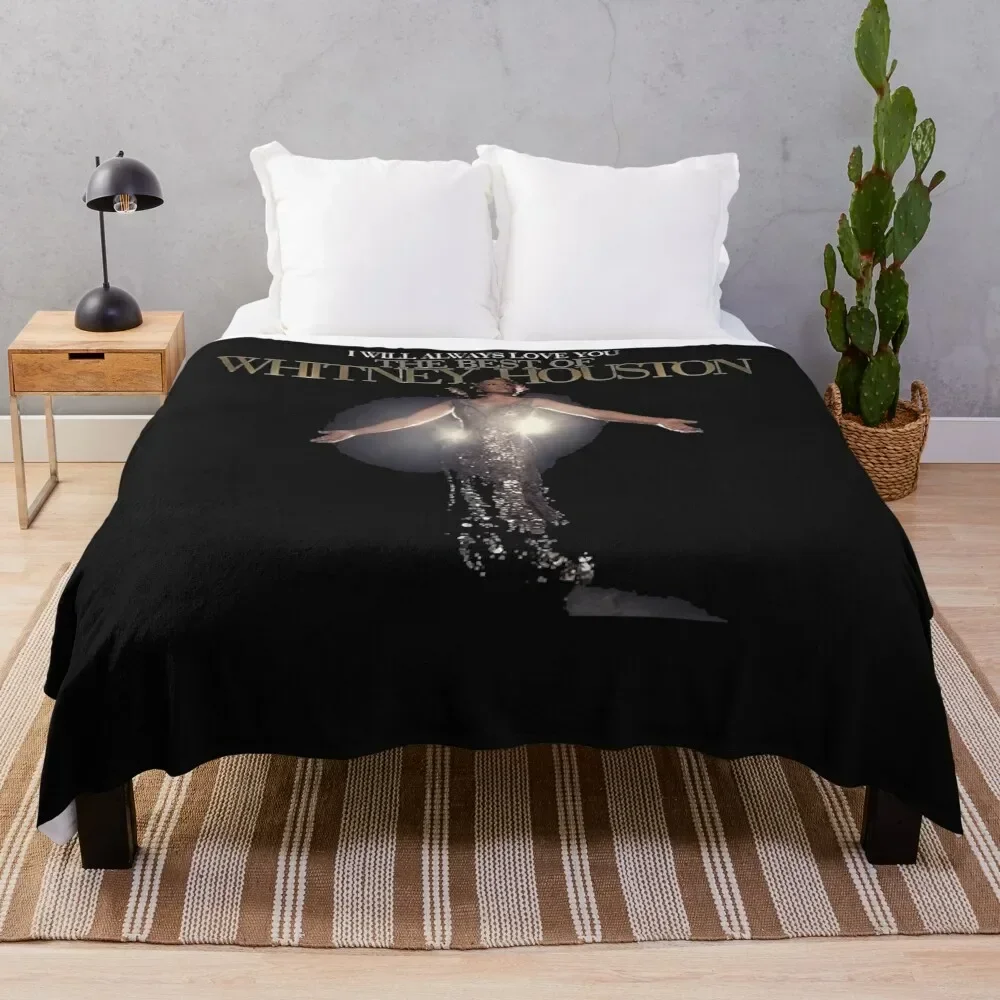 

whitney houston whitney Classic Essential T- Throw Blanket Bed Sofa Throw Vintage Blankets