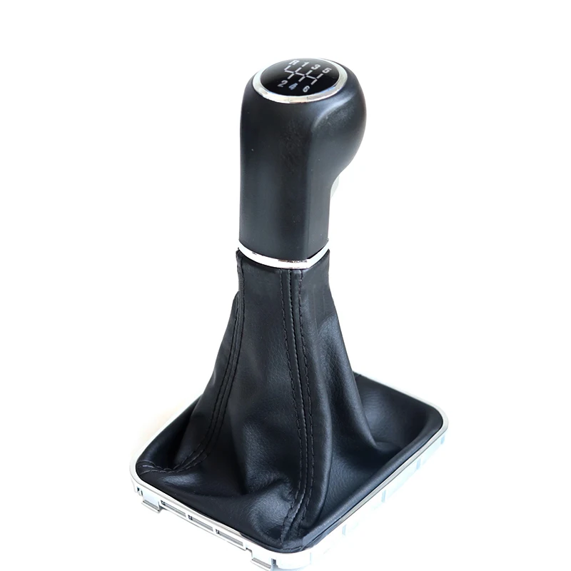 

For Opel Zafira B 2005-2010 Gear Shift Knob 6 Speed Car Gear Stick Lever Knob Shifter with Leather Dust-Proof Cover