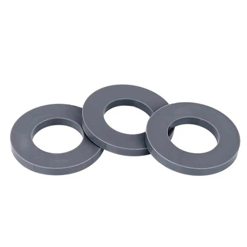 M3 ~ M20 Grey Pvc Plastic Flat Gaskets Acid & Alkali Resistant Corrosion-Proof Washer