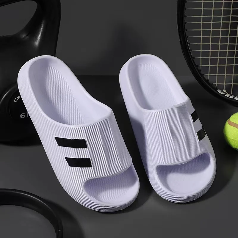 Plus size sandals, men's summer outerwear, thick soled EVA slippers, odor proof and anti slip, trendy sports sandals, slippers