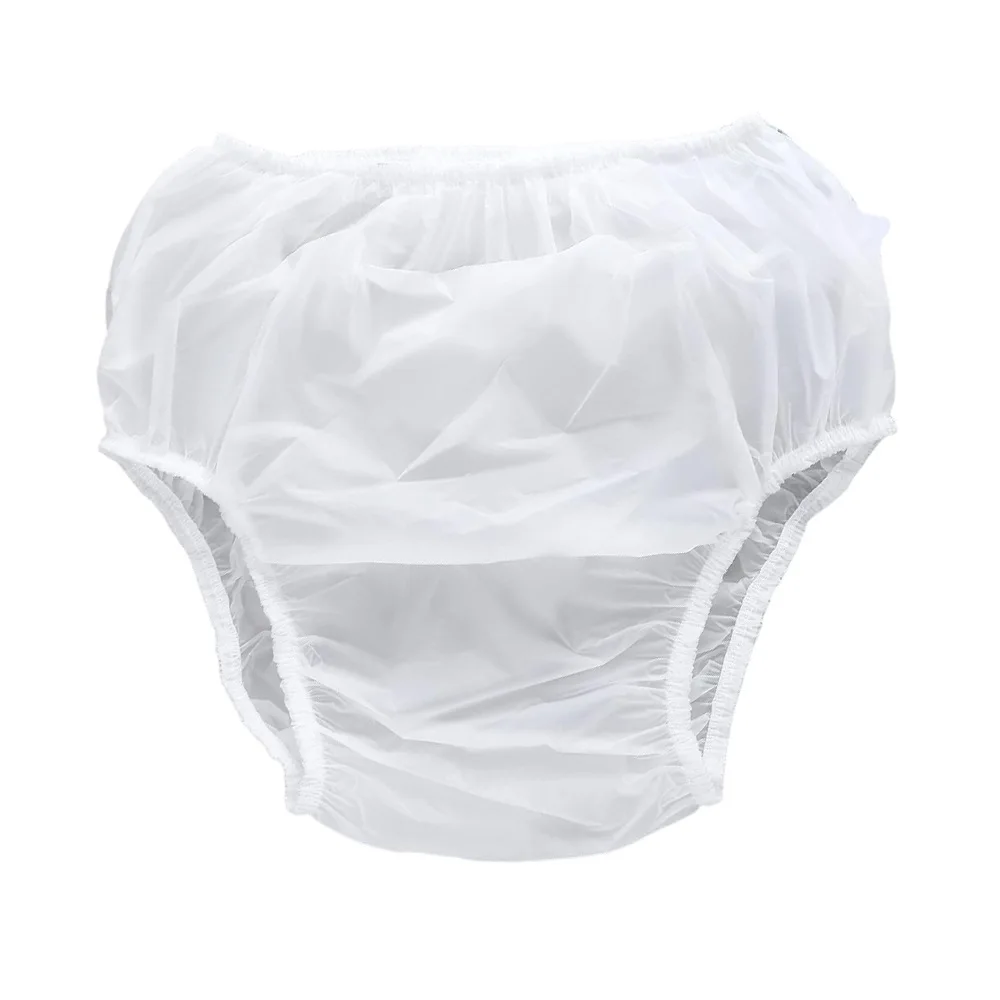 

Многоразовые водонепроницаемые подгузники-трусики из ТПУ для взрослых, большой размер, легко моются, для людей с недержанием, супермягкие, пластиковые.