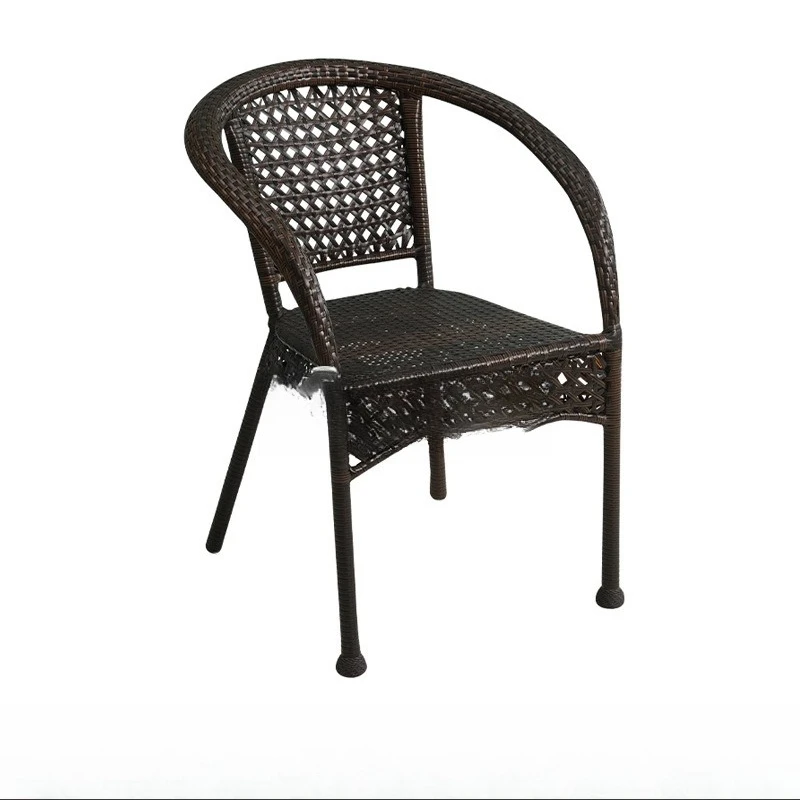 

Outdoor tables and chairs courtyard bar villa garden woven rattan chairs leisure terrace