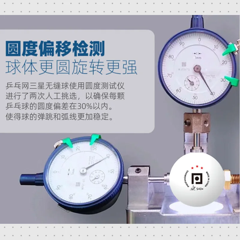 6 pz/scatola palline da ping pong 3 stelle palline da ping pong senza soluzione di continuità S40 + nuovo materiale per competizioni e allenamento di livello professionale