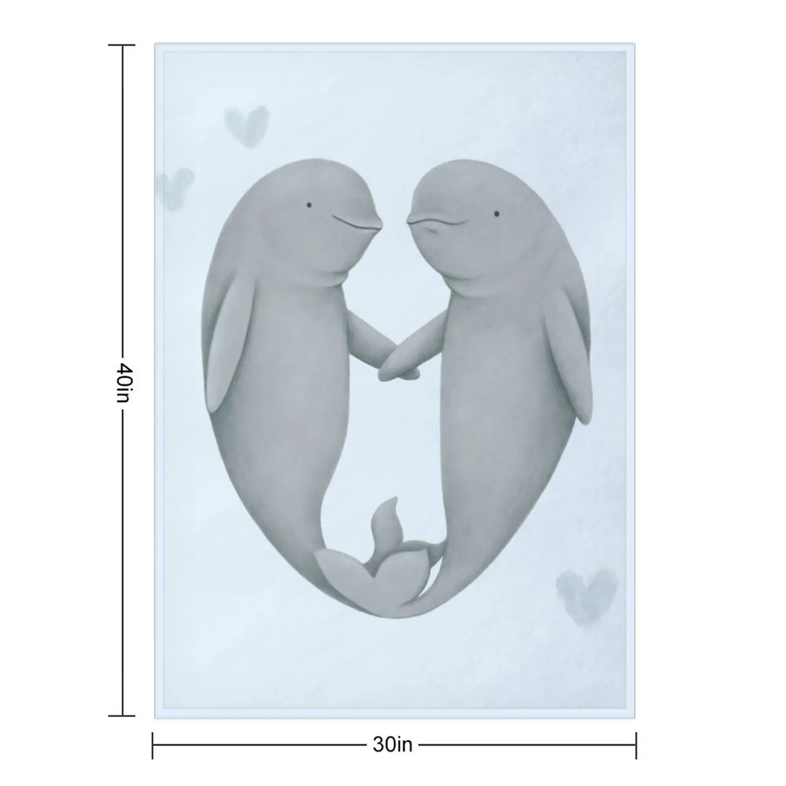 بطانية رمي الحب من Beluga رقيقة فاخرة رمي هدايا عيد الميلاد بطانيات فضفاضة