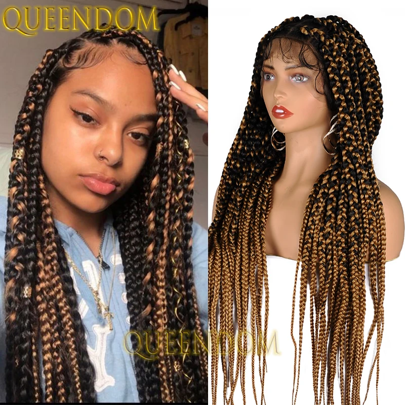 Synthetic Jumbo Cornrow Plait Braids Wig 36