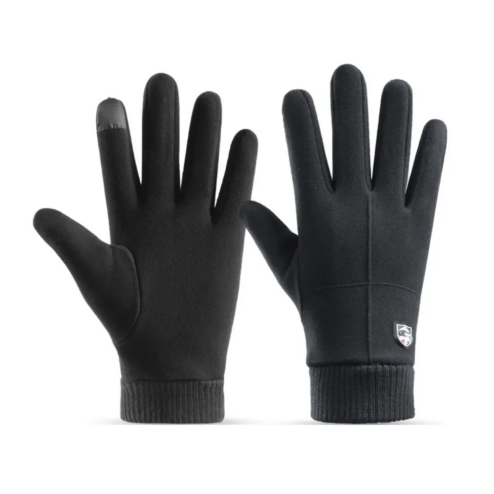

New Touchable Screen Winter Gloves Full Finger Warm Driving Mittens Retro Windproof Cold Proof Gloves Cycling Driving