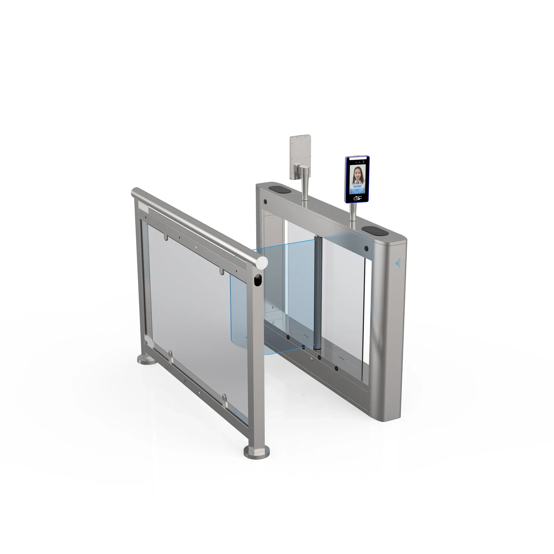 Outdoor Waterproof Function Gate Smart Card Supermarket Barrier Automatic Opening Swing Turnstile Access Control System