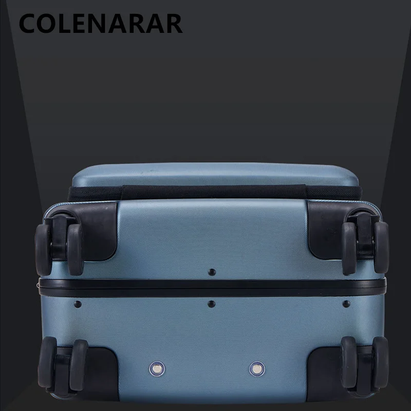 COLENARA 캐빈 가방 전면 개방 탑승 상자 USB 충전 트롤리 케이스 18 "20" 22 "24" 26 "28 인치 대용량 수하물
