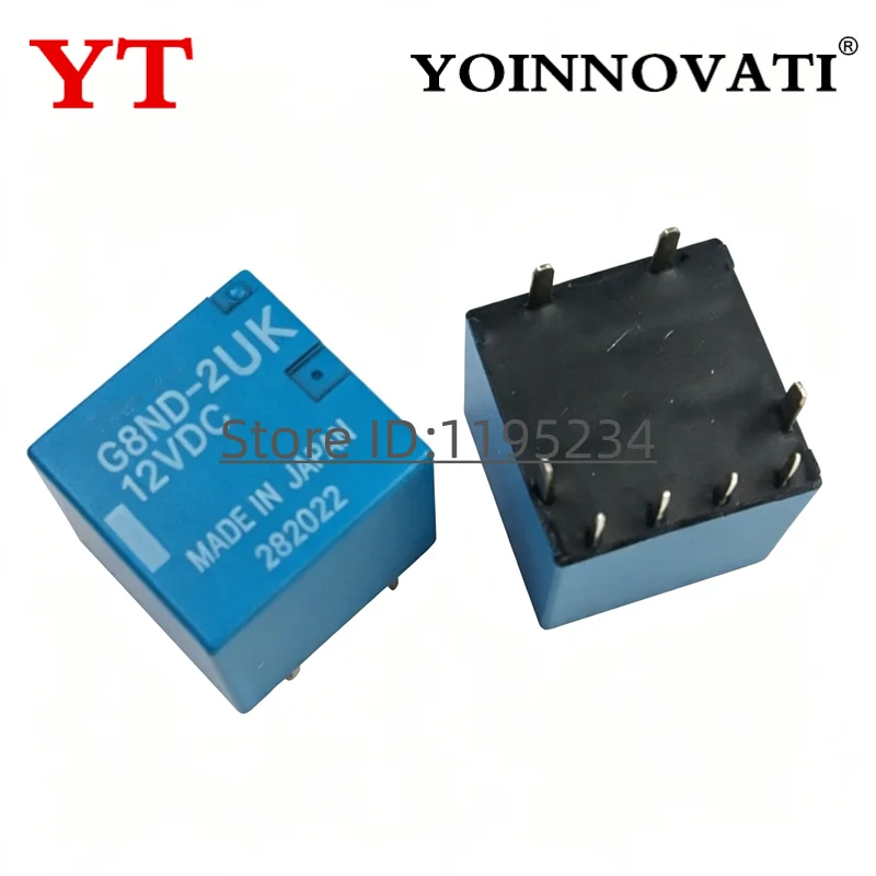 5PCS G8ND-2UK G8ND-2UK-12VDC Automotive Module Electronic Central Control DC Electromagnetic Power Relay