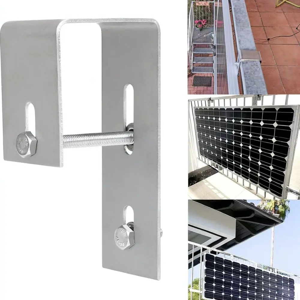 Durable 304 Stainless Steel Solar Mounting Hook Set For Balcony Hardware Reliable Fixed Support For Energy Tool