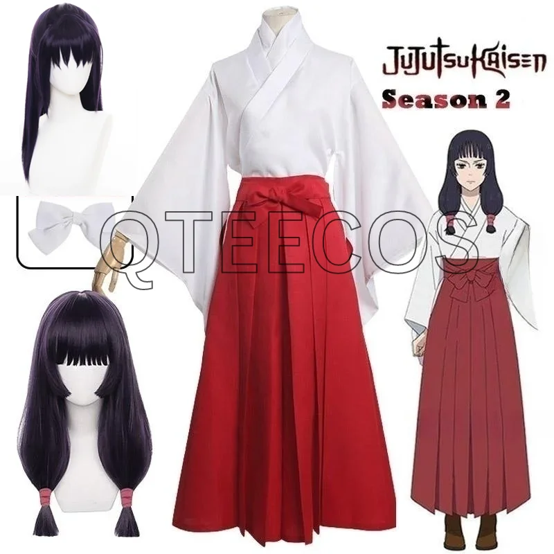 

Anime Jujutsu Kaisen Iroi Utahime Cosplay Costume Utahime Iroi Kimono Uniform Full Suit Halloween Costumes for Women