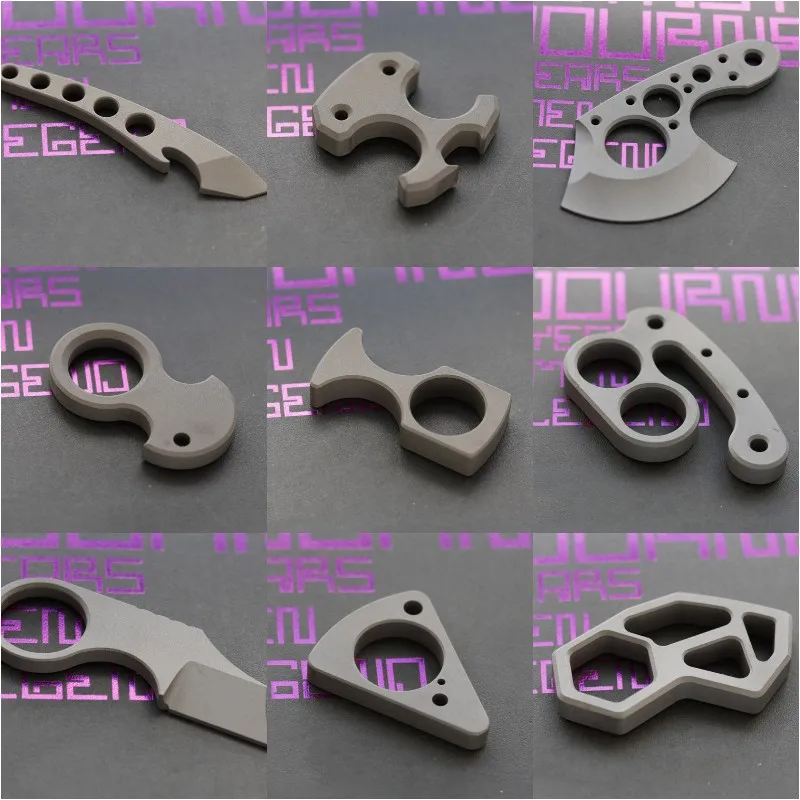 outdoor tactical portable crowbar DIY Titanium alloy multi-function bottle opener/EDC tool/keychain/pendant charm