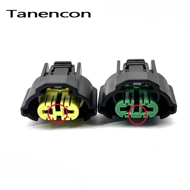 1 Set 2 Pin 2.8mm Auto Waterproof Connector Female Fog Lamps Connector H11 H9 M6 Plug 6189-0935 Two Forms for Toyota Mazda