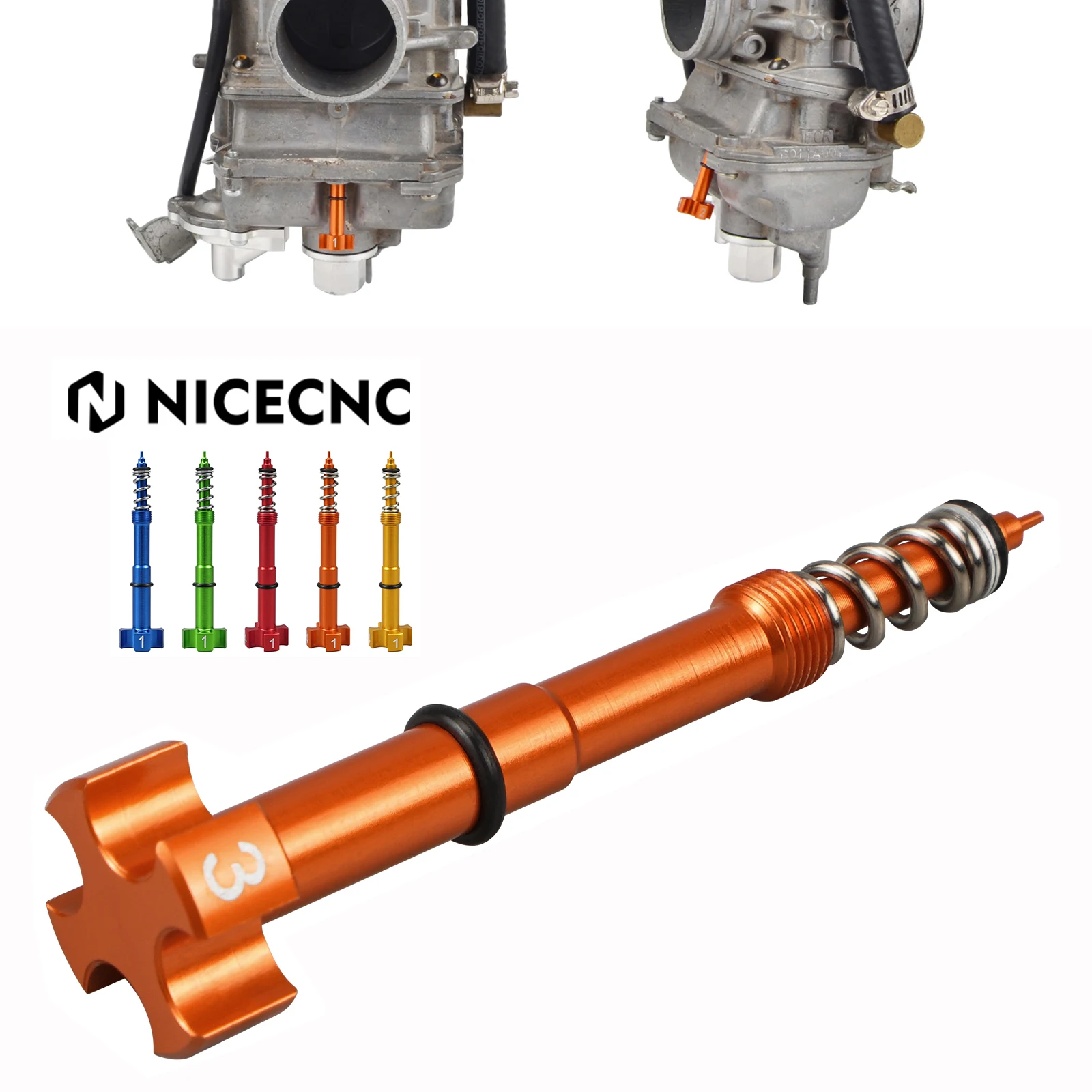 

Винт топливной смеси карбюратора для KTM SX SXF XC XCF EXC для Honda Kawasaki для Yamaha YZF WRF 250 450 525 530 250R/F 450R/X 426F