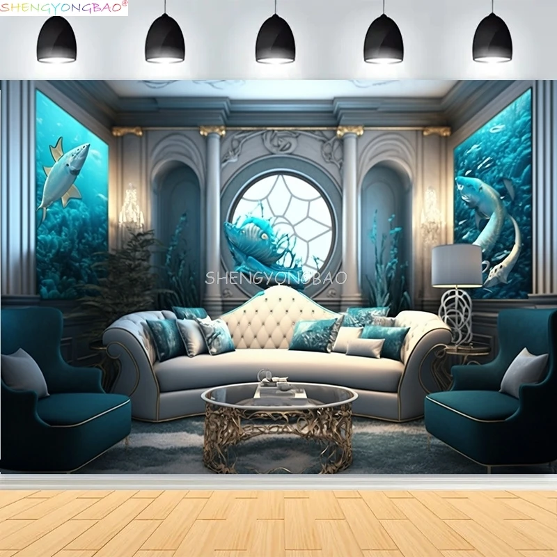 

Interior Wall And Floor Mouldings Photography Backdrops Retro Wood Paneling Palace Wedding Photo Background OR-23