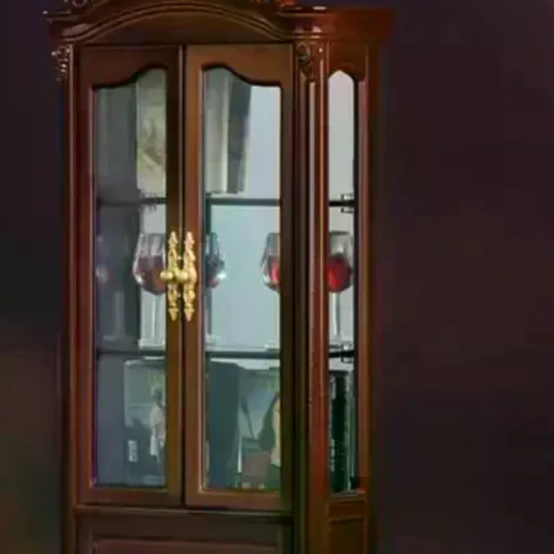 

Модель винтажного шкафа для кукольного домика 1/12, имитация винного шкафа, мебель для декора гостиной, игрушка