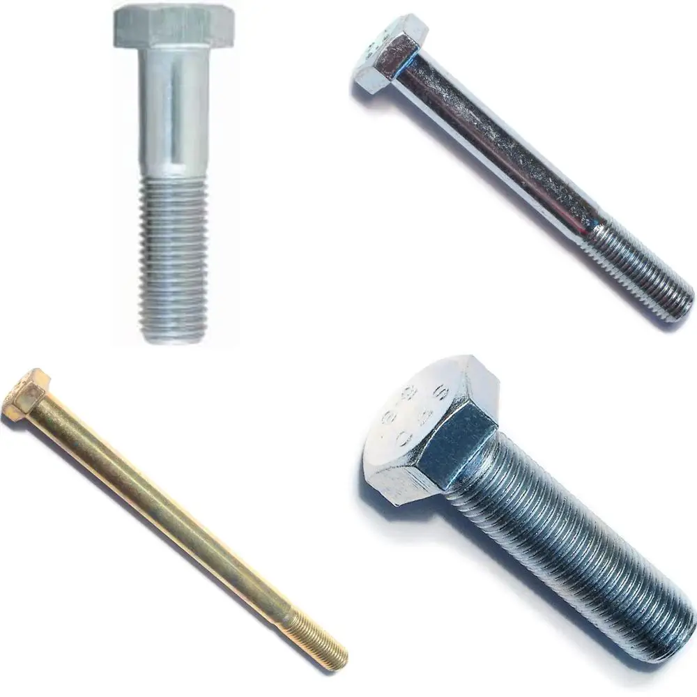 براغي سداسية مطلية بالزنك فئة 8.8 M20-2.50 × 260 مم، 5 عبوات، خيط خشن، ملولبة جزئيًا 2.25، طول متري #1