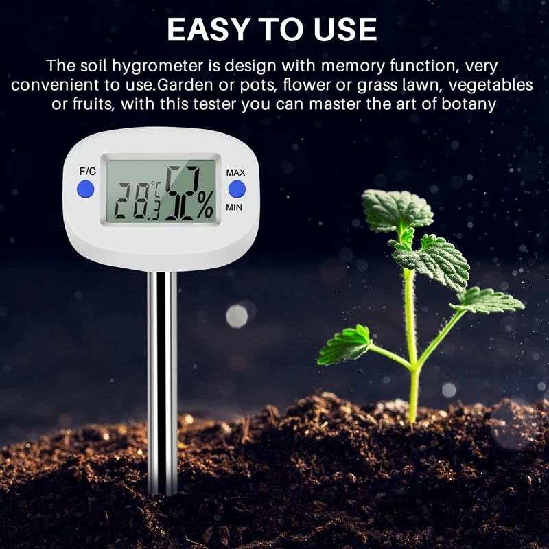 Humidity Meter Egg Control Digital Plant Moisture Light Soil Humidity Meter Thermometer Temperature Tester