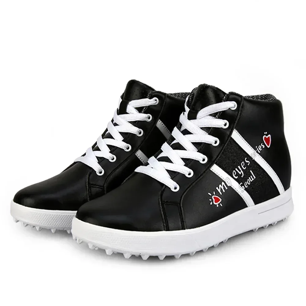 

PGM Women's Golf Shoes Best Waterproof Breathable Ladies Pretty Inner Heightened Women Sports Golf Course Non-slip Sneakers