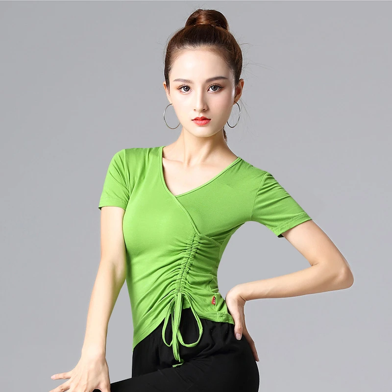 Modern Dance Top Women's New Waltz Dance Social Training Dress Professional Latin Dance Performance Clothing Latin Shirt