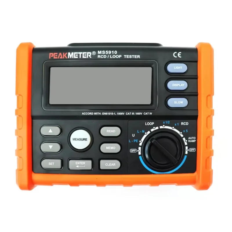 MASTECH MS5910 Digital RCD & Loop Resistance Tester