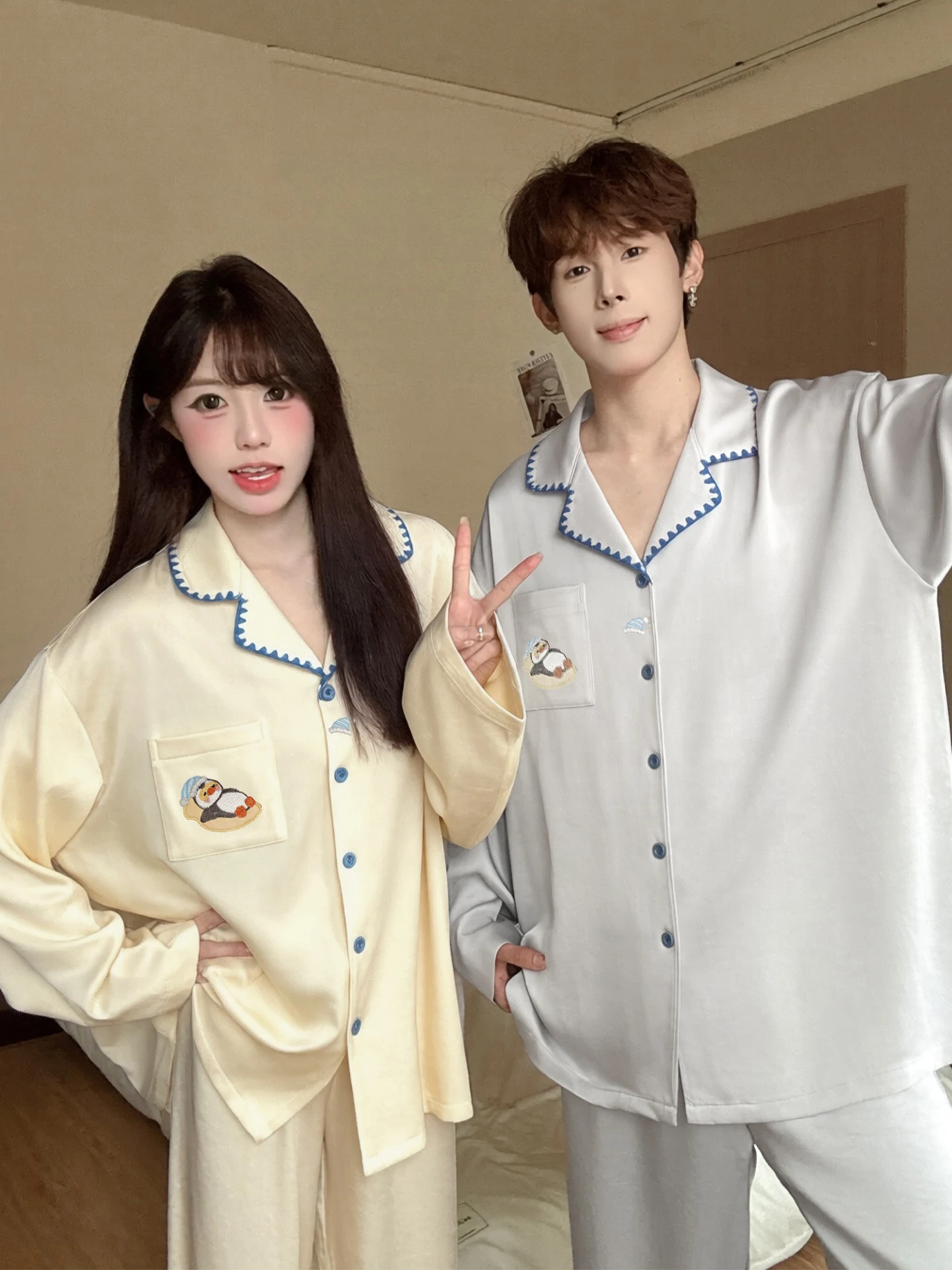 ensemble-de-vetements-de-nuit-a-manches-longues-en-pur-coton-de-style-coreen-pour-couples-ideal-pour-l’automne-et-le-printemps-vetements-d’interieur-pour-femmes-pantalon-long-pour-hommes-motif-pingouin