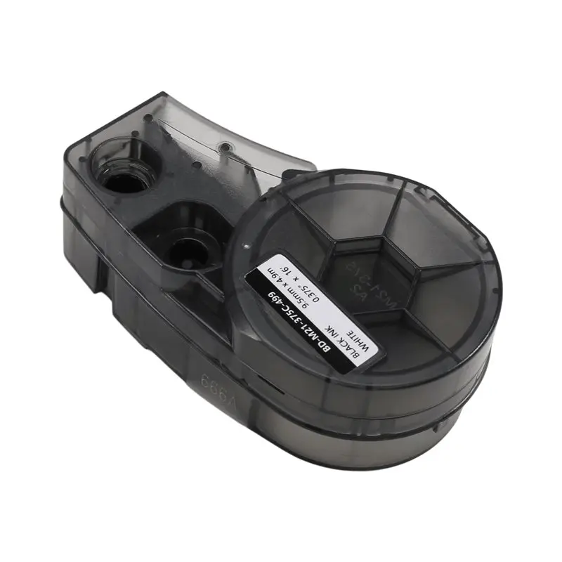 TAPE Maker Self-Laminating Vinyl Labeling Cartridge M21-375-595-WT 19.1Mmx6.4MM Compatible For Brady BMP21-PLUS