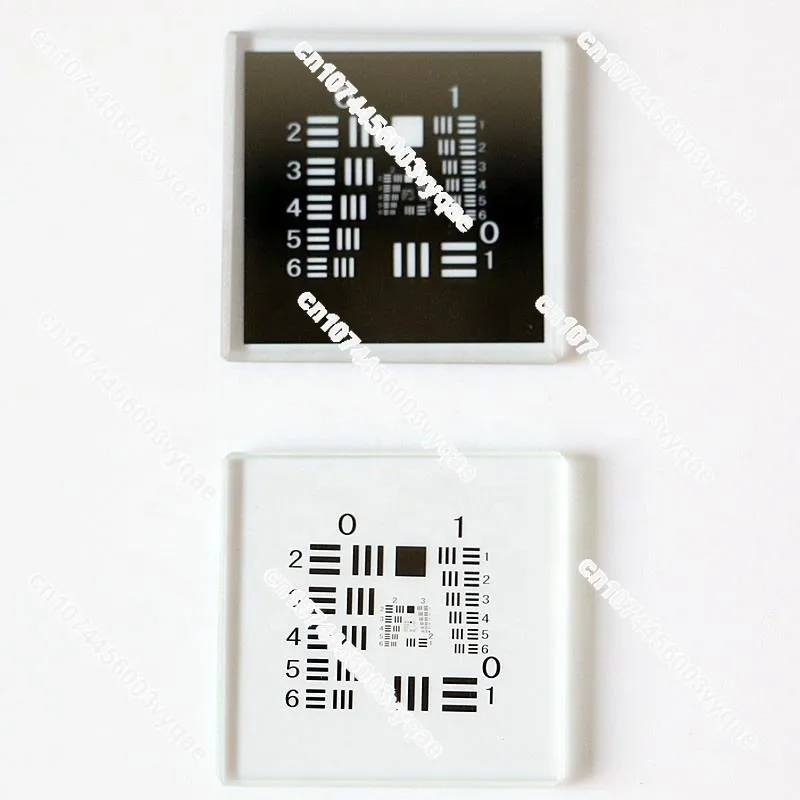 for Limit Resolution Test Card 0-9 Sets of Positive and Negative Cards Glass Resolution Test Board Usaf 1951 Space