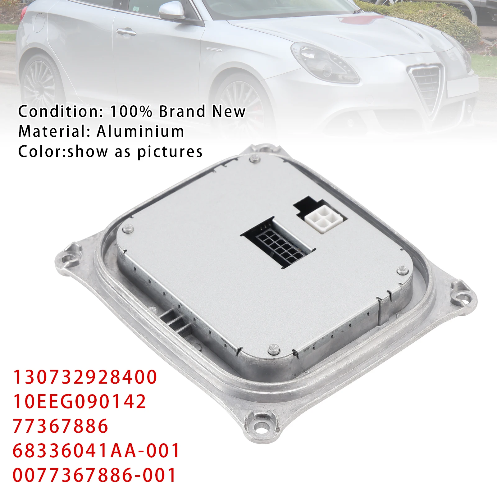 Artudatech LED Headlight Ballast Control Module 130732928400 For ALFA ROMEO GIULIETTA