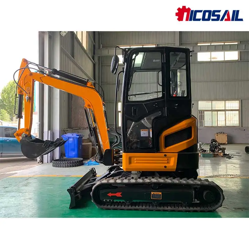 รถขุดขนาดเล็ก ทนทาน กะทัดรัด - แบบตีนตะขาบ, มาตรฐาน EPA/EUR5 สำหรับฟาร์มขนาดเล็ก สวนผลไม้ และงานก่อสร้างที่อยู่อาศัย