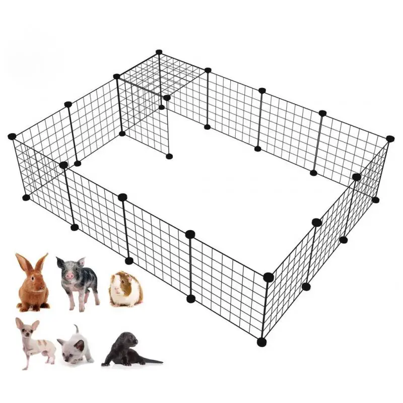 Destacável Multi Porta e Janela Dobrável Pet Cage, Grande Casa Interior, Villa ao ar livre, Grande Cat House, DIY