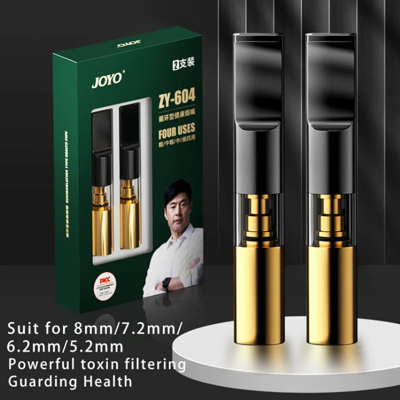

JOYO Metal Cigarette Holder 4 Use Circulating Tobacco Tar Filter Cleaning Reusable Mouthpiece Smoke Tool Accessories