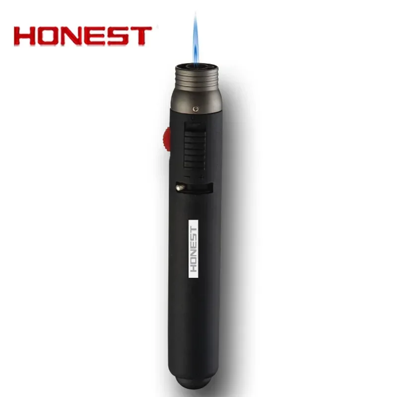 2021 New Hot-Selling Style Creative Switchable Dual Flame Torch Torch Torch Cigarette Tool Jet Blue Flame/Open Flame Gas Light