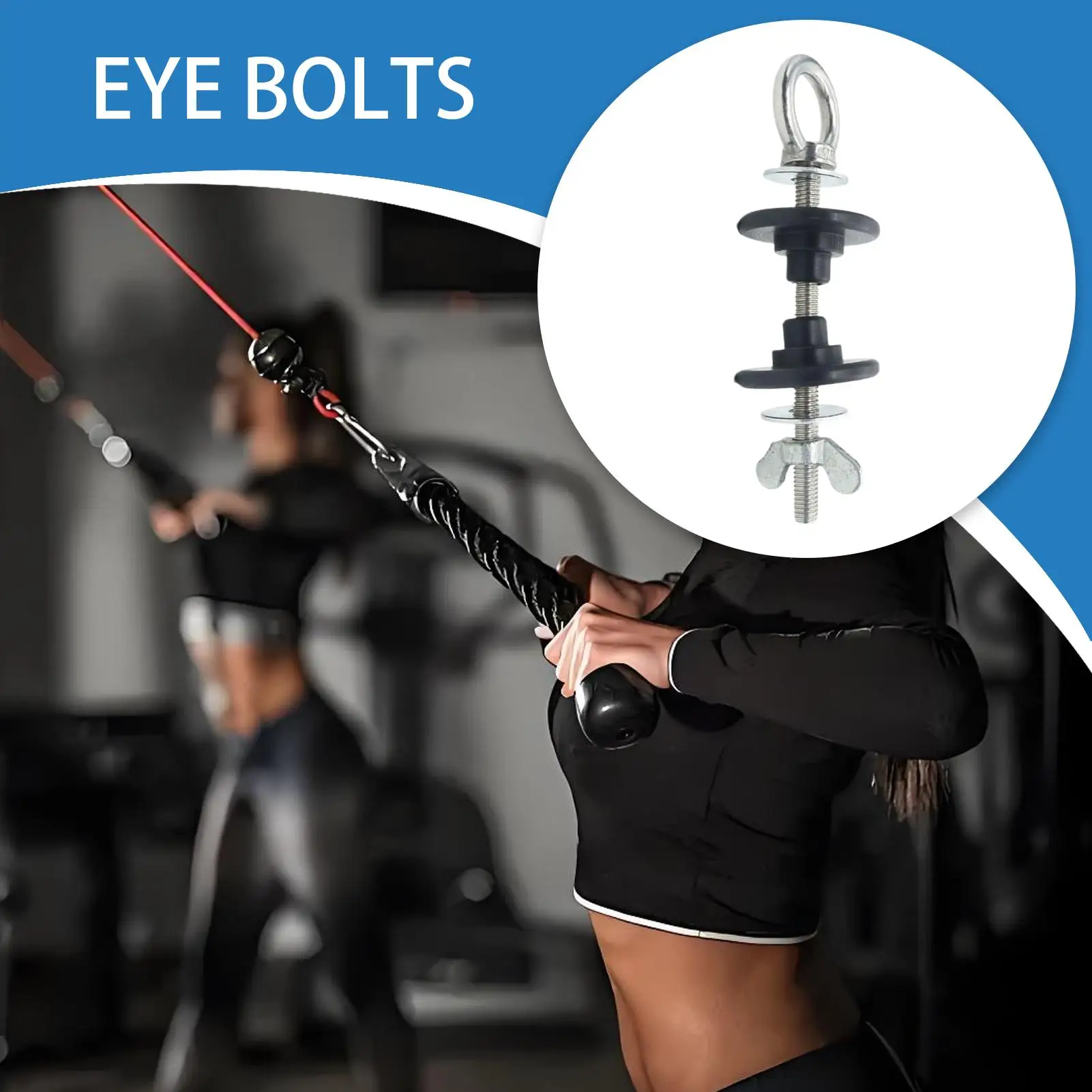 

Stainless Steel Eye Bolts Heavy Duty Stainless Stainless Eye Bolt Squat Rack Attachments For Mechanical Fixing Wash Installation