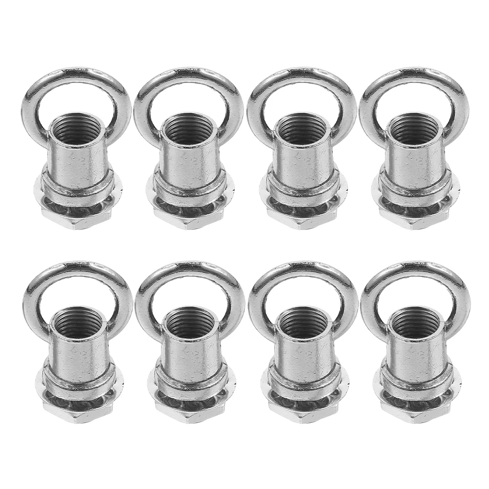 

8 Pcs Bull Nose Hooks Zinc Alloy Closed Design Pendant Light Chain Chandelier Hanging Metal Extension DIY Reusable