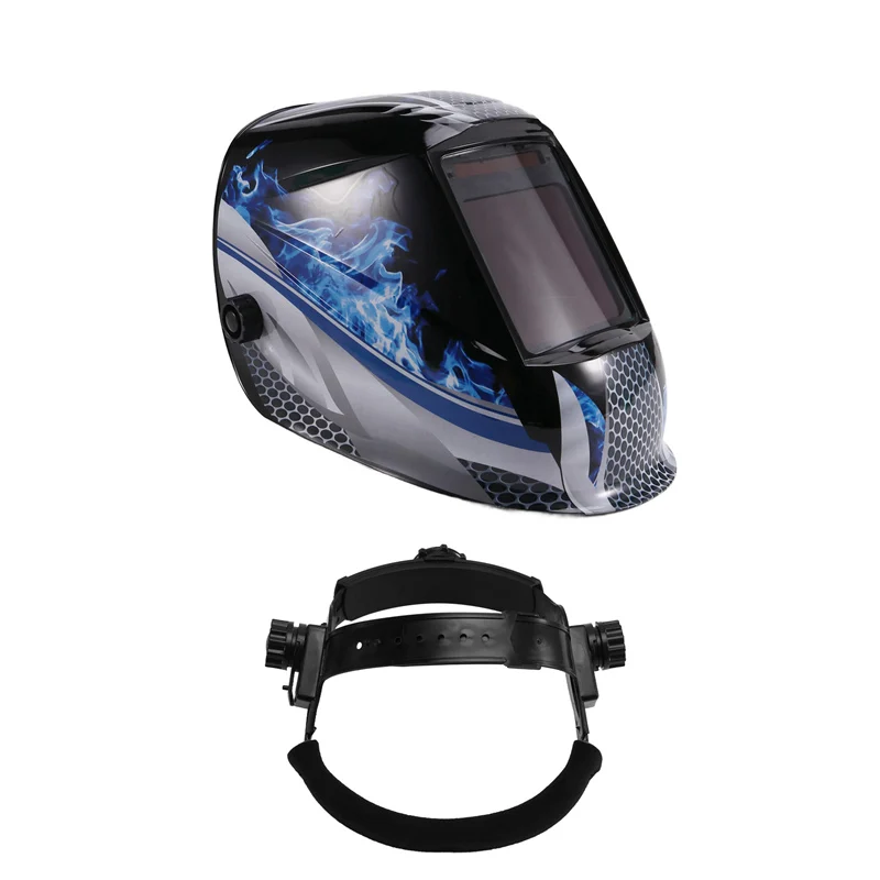 

Hot Welding Helmet Large View Welder Mask True-Color Lens For Arc Weld Grind Cut Welding Mask Power Auto Darkening