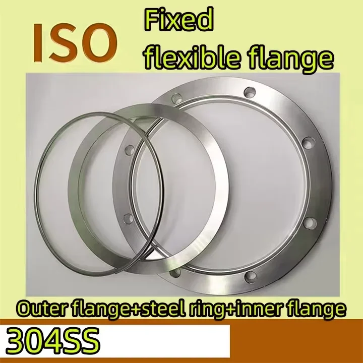 

ISO high vacuum looper flange ,304 stainless steel loose sleeve,ISO63,ISO80,ISO100,ISO160,ISO200,ISO250