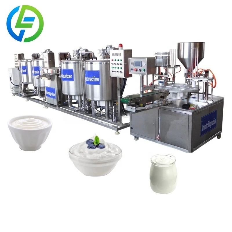 FOODLINE Low Operating Cost Automatic Yogurt Line Silent Circulation Pump Continuous Milk Fermentation Production