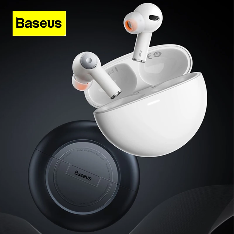 Baseus 2023 New Ex Bluetooth Game Headphones HIFI Sound Quality Call Noise Reduction Wireless Sport Adult Rechargeable Earphone