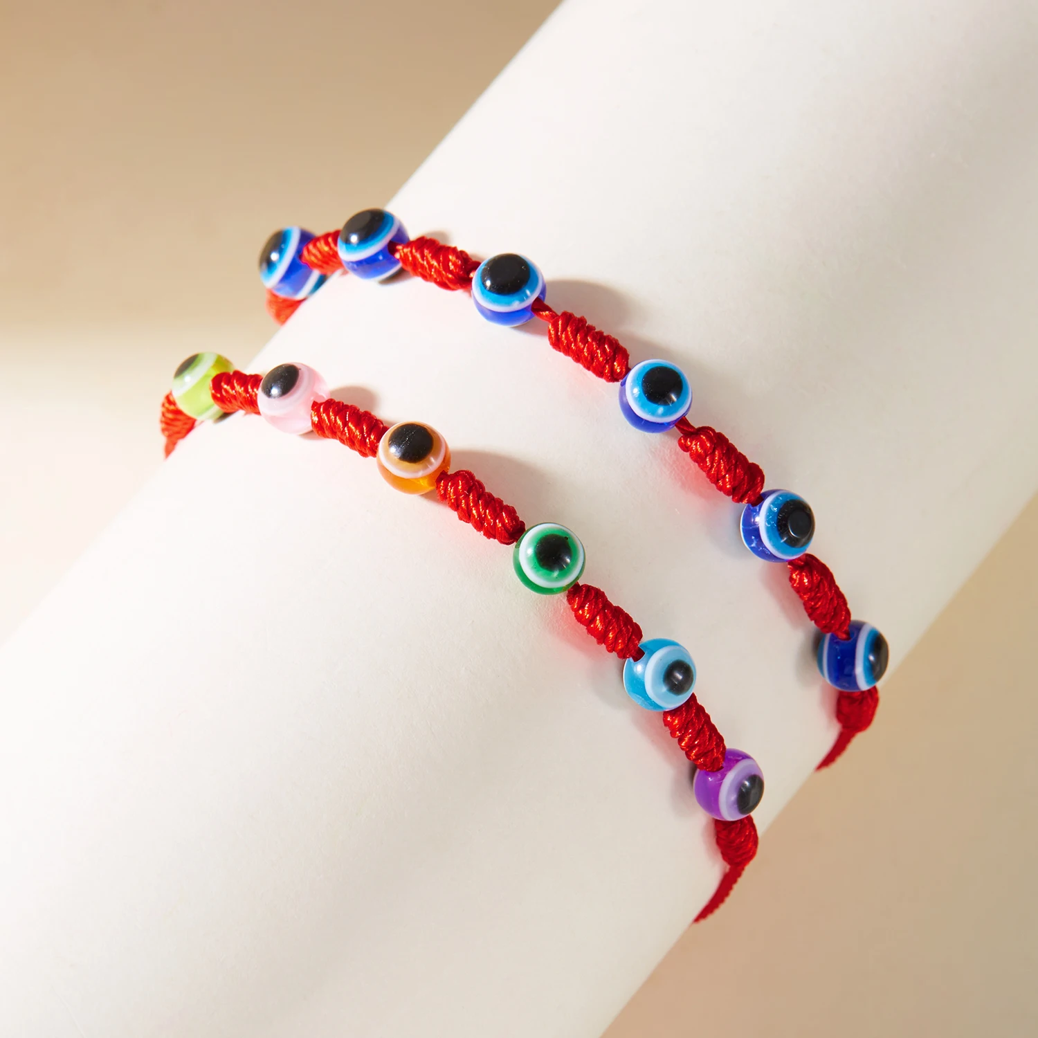 Neues Design 10 Stil Glück rotes Seil blau bösen Blick Armbänder für Frauen handgemachte geflochtene Paar Armbänder Amulett Freundschaft Schmuck – Detail 17