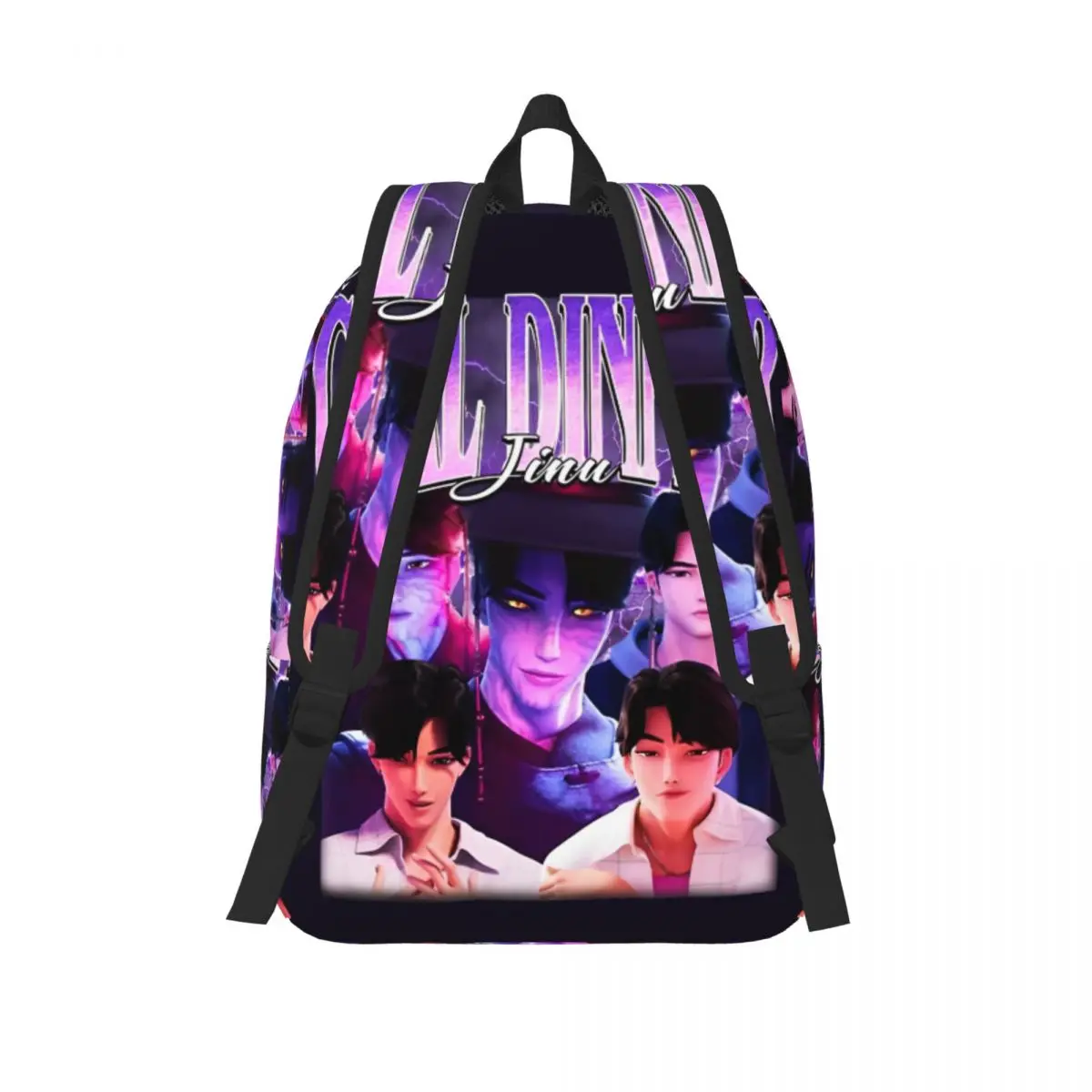 حقيبة ظهر كاجوال للفتيات من Jinu Kpop Demon Hunters حقيبة ظهر رياضية للطلاب والمشي لمسافات طويلة والسفر للرجال والنساء حقائب قماش للكلية
