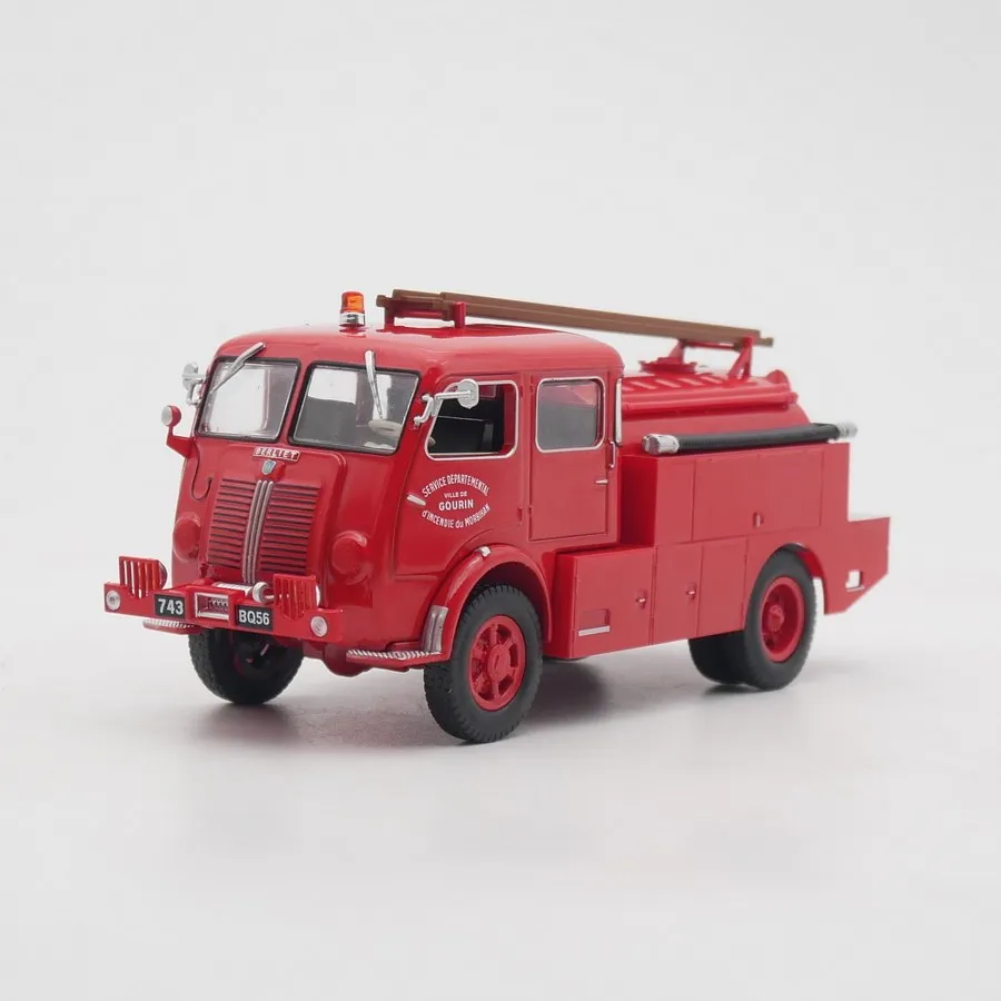 Diecast Ixo 1:43 Scale GLB 4x4 Belie French Fire Truck Alloy Car Model